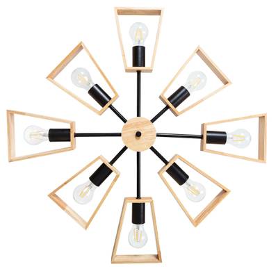 Люстра на штанге Arte Lamp BRUSSELS A8030PL-8BK, 8хE27