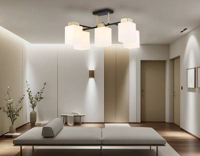 Светильник подвесной TR303048/5 BK/GD черный/золото E27/5 max 60W 540*480*270