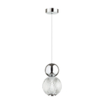 5007/7L L-VISION ODL23 573 хром/прозрачный/металл/акрил Подвес LED 7W 4000K 350Лм CRYSTAL