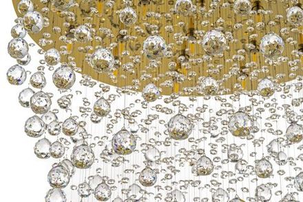 Подвесная хрустальная люстра Arti Lampadari Flusso H 1.4.80.615 G