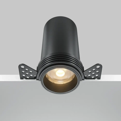 Встраиваемый светильник Фокус / FOCUS LED 12 Вт 3000 К 50°, DL125-L12-3K-TRS-B. TM Maytoni