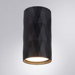 Точечный накладной светильник Arte Lamp FANG A5557PL-1BK, 1хGU10
