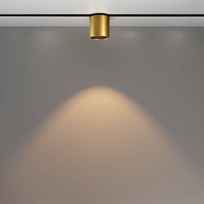 Трековый светильник Alfa S Exility 3000K 7Вт 50°, TR132-2-7W3K-BS. TM Maytoni