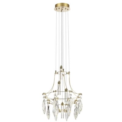 7000/35L CLASSIC ODL_EX25 069 Подвесной светильник металл/хрусталь/нерж сталь IP20 LED 35W 4000K 220-240V FLAMENCO