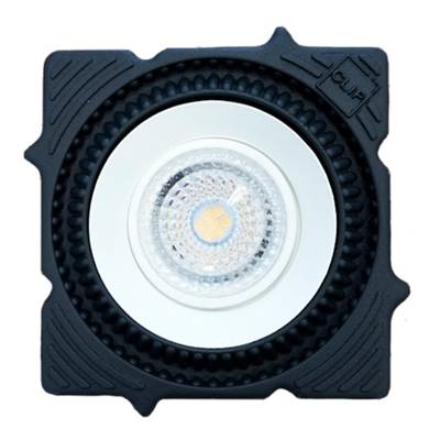 ST753.538.07 Св-к встр. светодиодный в натяжной ПВХ потолок Белый, Черный LED 1*7W 3000K 560Lm Ra80 60° IP20 L102xW102xH36 220-240V