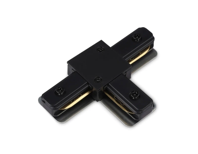 Коннектор Т-образный для однофазного шинопровода Standard 220V GL7168 BK черный 105*70*20