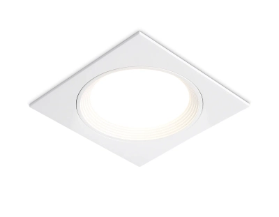 Светильник встраиваемый TN51803 WH белый GX53 max 15W 110*110*23
