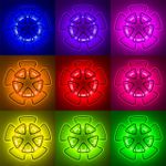 Citilux Мальта Смарт CL234A290E RGB Умная люстра Белая