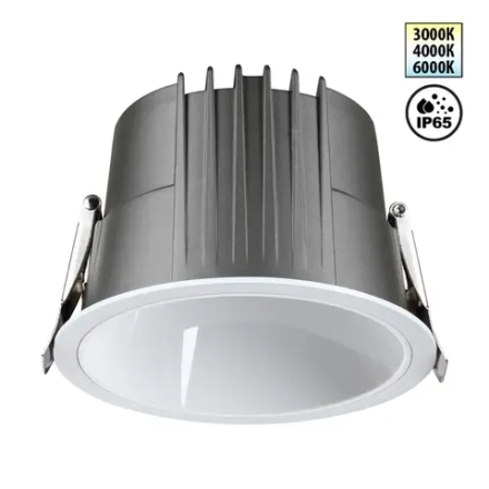 359428 SPOT NT24 510 белый Светильник встраиваемый с переключателем цв. температуры IP65 LED 20W 170-265V 3000К\4000К\6000К LANG