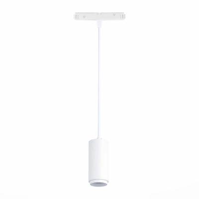 ST357.543.06 Магнитный трековый светильник подвесной ZOOM белый LED 1*6W 4000K 667Lm Ra&gt;80 10-60° IP20 D60xH120 48V