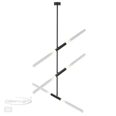 4307/6 HIGHTECH ODL22 295 черный Потолочный светильник IP20 G9 6*40W SOHO
