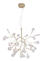 Светильник подвесной Crystal Lux EVITA SP36 GOLD/TRANSPARENT 1692/236