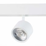 ST353.536.06 Магнитный трековый светильник белый LED 1*6W 3000K 560Lm Ra&gt;80 36° IP20 L120xW81xH138 48V