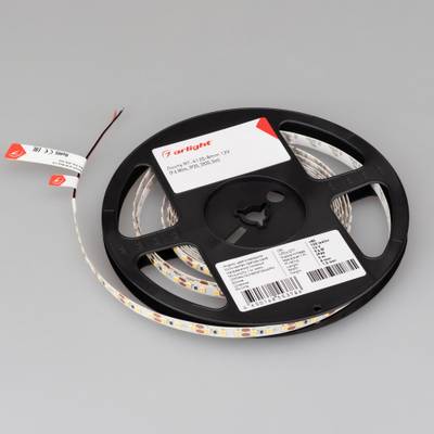 Лента RT-A120-8mm 12V Day4000 (9.6 W/m, IP20, 2835, 5m) (Arlight, Открытый)