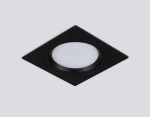 Светильник встраиваемый поворотный точечный TN51917 BK черный GX53 max 12W 115*115*23
