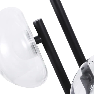 Настольная лампа Crystal Lux BOSQUE LG3 BLACK/TRANSPARENT 0270/503