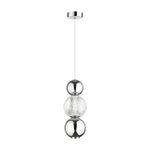 5007/7LA L-VISION ODL23 589 хром/прозрачный/металл/акрил Подвес LED 7W 4000K 300Лм CRYSTAL