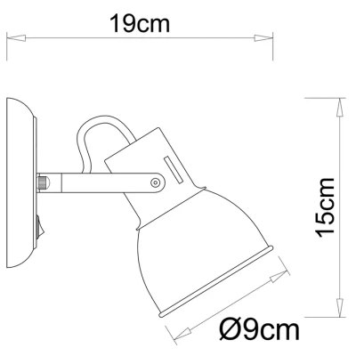 Спот Arte Lamp JOVI A1677AP-1GO, 1хE14