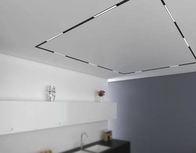 Светильник светодиодный диммируемый для шинопровода Magnetic 220V GL1282 BK черный IP20 18W 3000K-6400K 120° 452*25*42 (Без ПДУ)