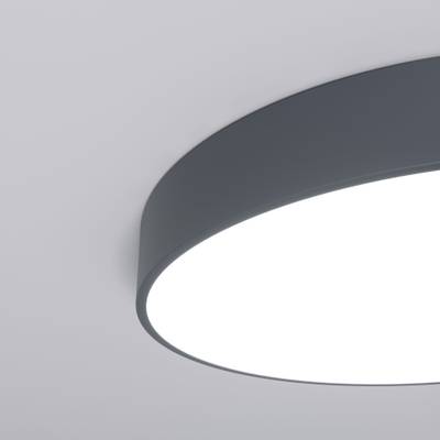 Потолочный светодиодный светильник с регулировкой яркости и цветовой температуры 90319/1 серый