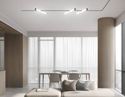 Светильник светодиодный трековый Magnetic 48V 10mm GL2370 BK черный IP20 10W 3CCT 3000/4200/6400K 300*25*73