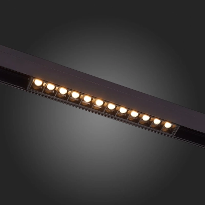 ST361.446.12 Магнитный трековый светильник Черный LED 1*12W 4000K 1 009Lm Ra>80 36° IP20 L222xW22xH44 48V