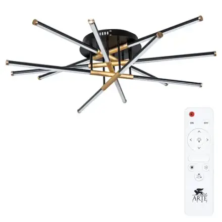Потолочная люстра Arte Lamp FERNANDO A2199PL-6BK, 1хLED