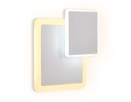 Настенный светодиодный светильник FW106 WH/S белый/песок LED 3000K/6400K 18W 240*220*50