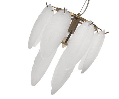 07680-28,36 Люстра Джана латунь d28 h150 E14 1*40w