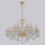 Люстра Crystal Lux MONICA SP10+5 GOLD 2502/315
