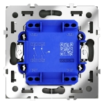 VLS020208 Выключатель встраиваемый VOLTUM S70 двухклавишный с подсветкой 10А, (черный матовый). (ТМ Maytoni)