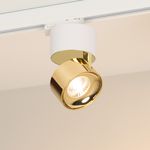 Светильник SP-PLURIO-TRACK-4TR-R77-9W Warm3000 (WH-BRS, 36 deg, 230V) (Arlight, IP20 Металл, 3 года)