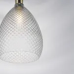 798021 Люстра GENNI 1х40W E27 ЛАТУНЬ/ПРОЗРАЧНЫЙ Lightstar