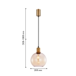 Подвес Dubbel 4354-1P, 1*E27*40W. ТМ F-Promo