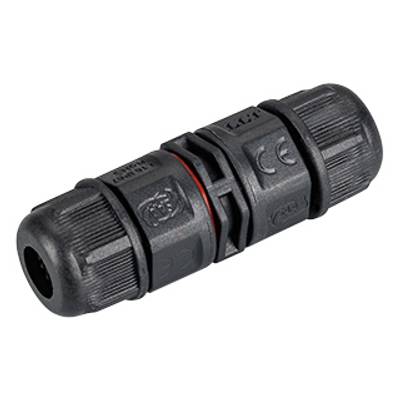 Коннектор прямой NEO-CON-I-2pin-BK (3-7mm, IP67) (Arlight, IP67 Пластик, 3 года)