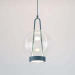 Подвесной светодиодный светильник со стеклянным плафоном 50267/1 LED синий, LED