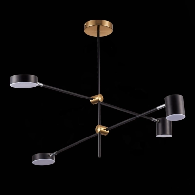 SL1604.432.04 Светильник потолочный ST-Luce Черный, Латунь/Черный LED 4*5W 3000K