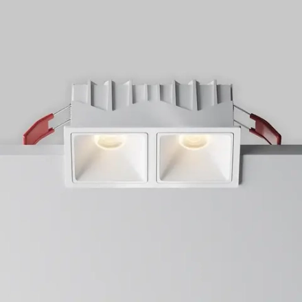 Встраиваемый светильник Альфа / Alfa LED 20 Вт 3000 К 50°, DL043-02-10W3K-SQ-W-1. TM Maytoni