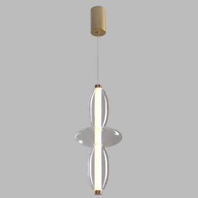 Светильник подвесной Crystal Lux QUASAR SP14W LED TRANSPARENT 3791/214