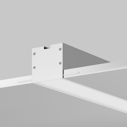 Алюминиевый профиль встраиваемый скрытого монтажа 72x36 (Серебро, 3 м), ALM-7236T-S-3M 636011