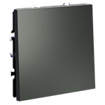 VLS010306 Проходной переключатель встраиваемый VOLTUM S70 одноклавишный 10А, (титан) (ТМ Maytoni)