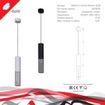 16009-0.9-001LD 300mm GU10 WT светильник точ.