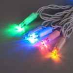 Новогодняя гирлянда нить мульти с эффектом мерцания 10м IP65 400-101 мульти с эффектом мерцания