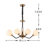 Подвесная люстра Germen 2550-6P. ТМ Favourite