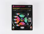Комплект светодиодной ленты RGB GS2401 5050 30Led/ 7.2W m/ 12V IP20 RGB/ 5000*10*1.87mm/ кратность резки 100mm (4 конт.) (адаптер, вилка, контроллер, пульт в комплекте)