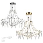 7000/51CL CLASSIC ODL_EX25 83 Потолочный светильник металл/хрусталь/нерж сталь IP20 LED 51W 4000K 220-240V FLAMENCO