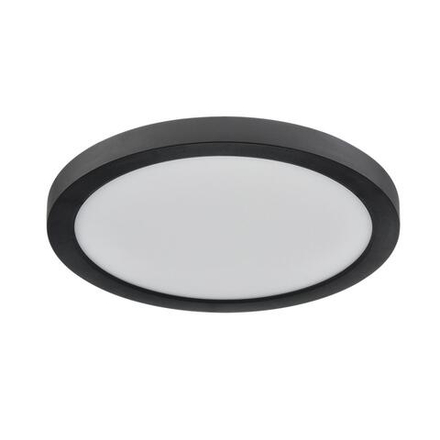 7788/18L MITRA LED SN 537 Светильник пластик/белый/черный LED 18Вт 3000/4000/6500К D225 IP44 CCT/датчик движения NEBULA BLACK