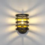 735610 Бра EPSILON 1х40W E14 ЧЕРНЫЙ/ЗОЛОТО Lightstar