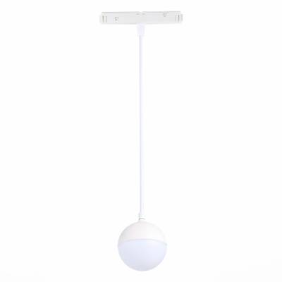 ST358.543.07 Магнитный трековый светильник подвесной белый LED 1*7W 4000K 520Lm Ra&gt;80 120° IP20 D90xH90 48V