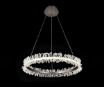 08243,12A Подвес Лаура матовый никель d60 h150 Led 36W (4000K)